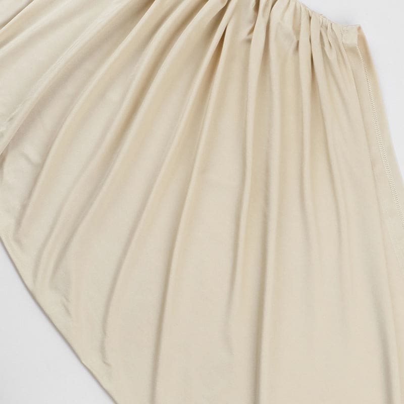 Midnight Allure Strapless Midi Dress