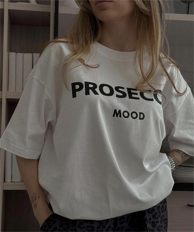 "Prosecco Mood" Graphic Tee