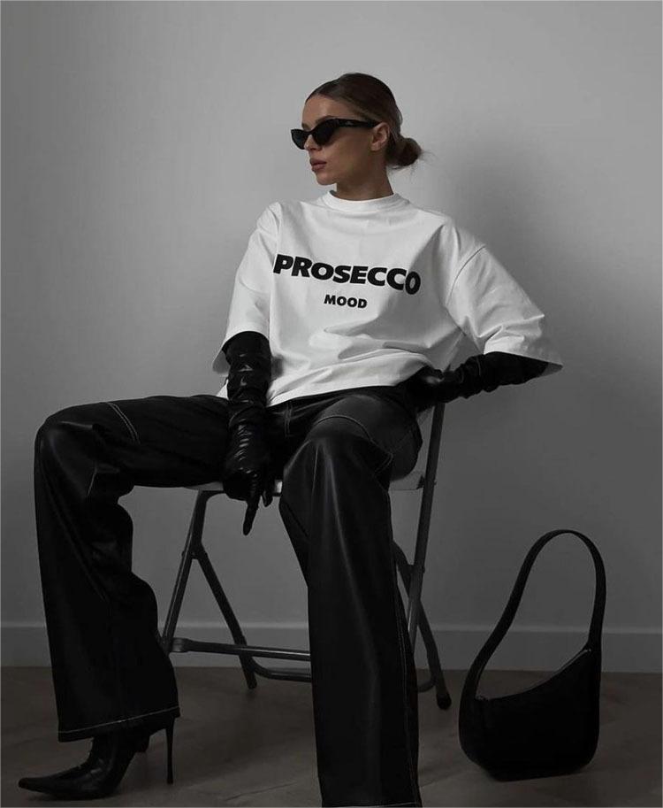 "Prosecco Mood" Graphic Tee