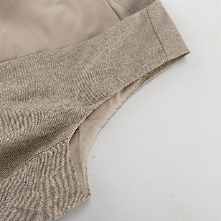 Cotton Ruched Vest & Maxi Skirt Set