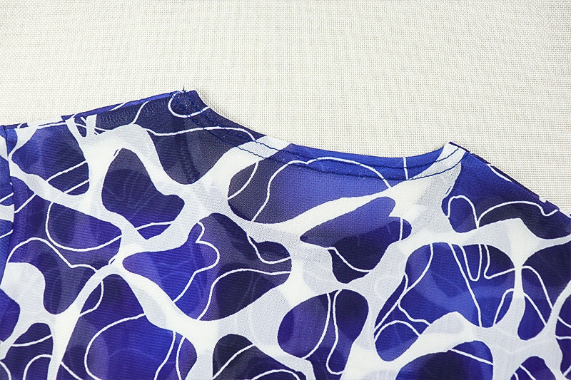 The Elegant Printed Maxi Dress