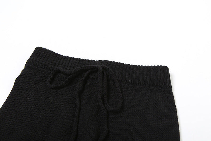Hooded Zipper Cardigan & Pants Set