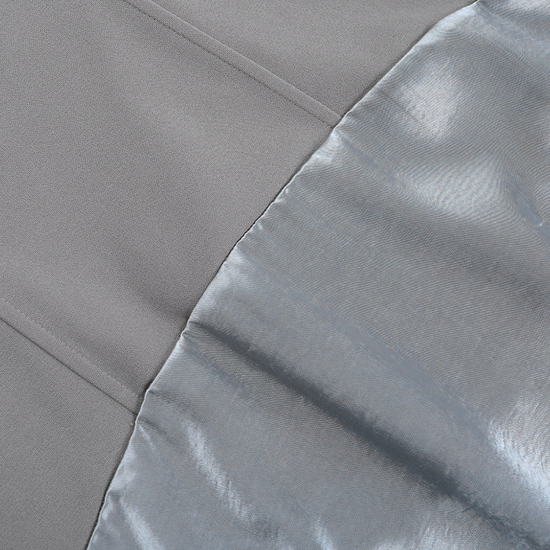 Strapless Satin Bodycon Dress