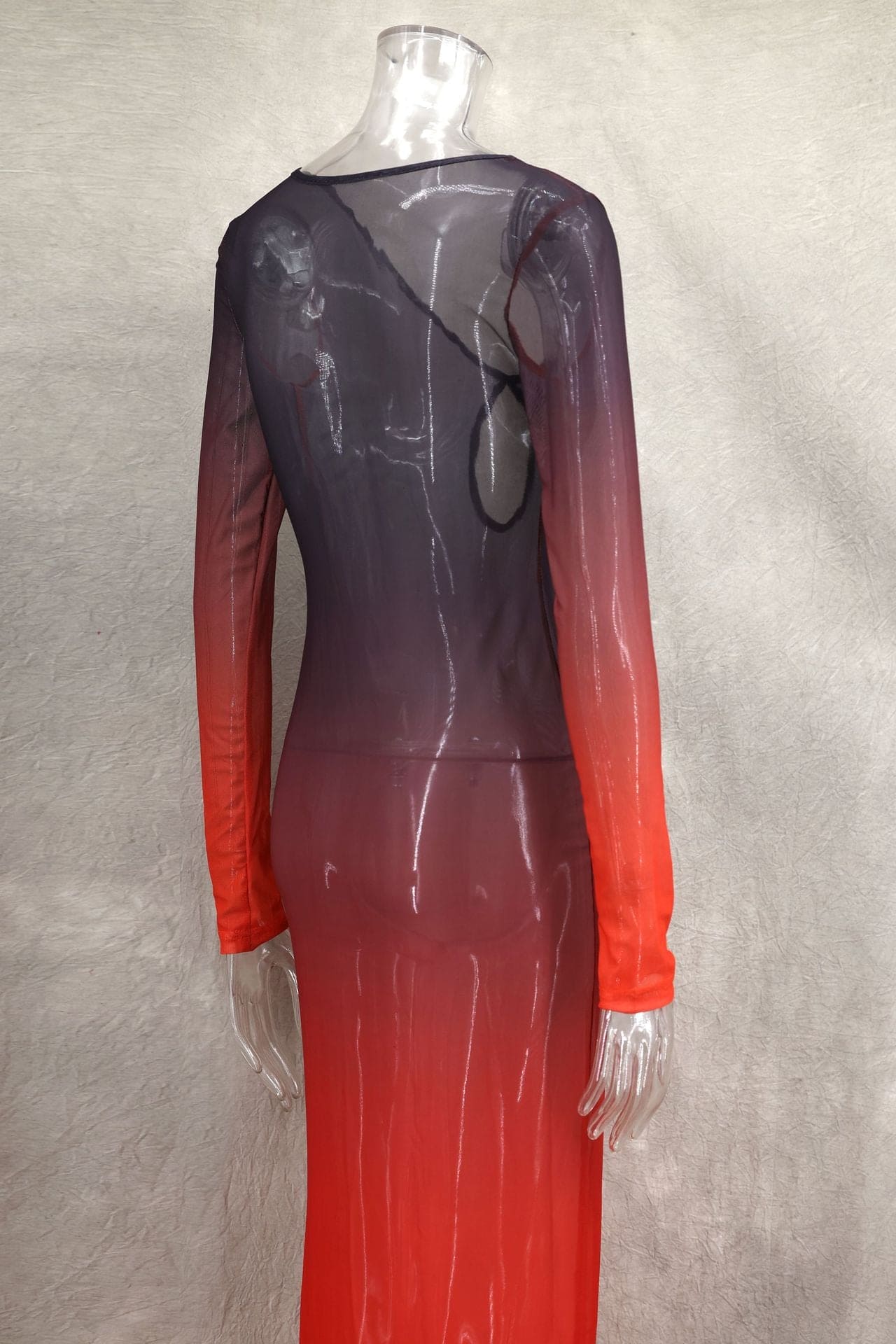 Twilight Ombre Illusion Maxi Dress