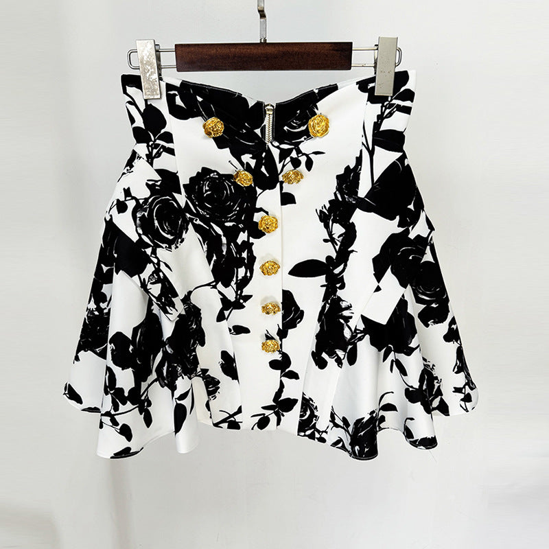 The Rosemont High-Rise Floral Skirt Set