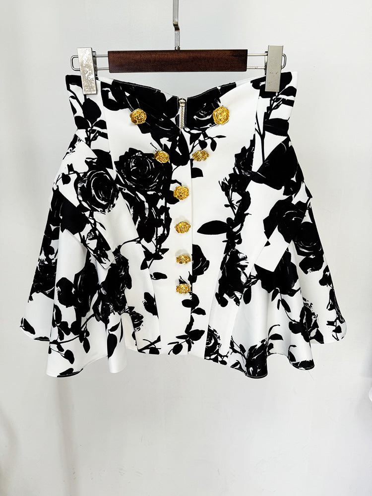The Rosemont High-Rise Floral Skirt Set
