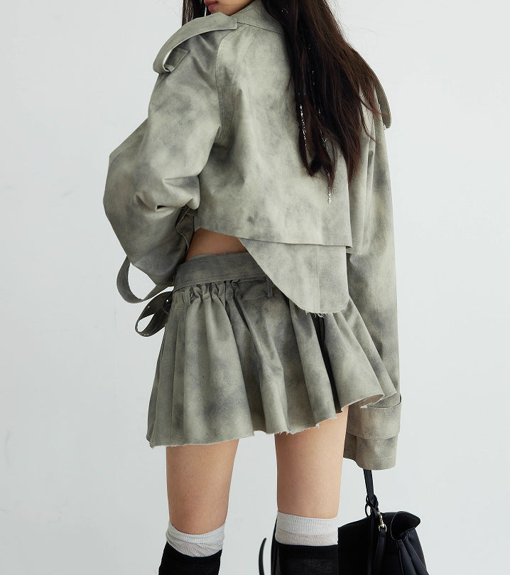 The "Uptown Tie-Dye" Skirt Set