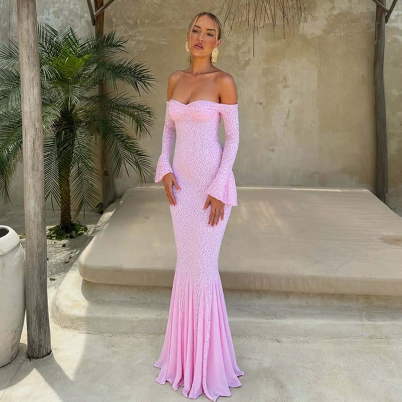 The "Aria" Fishtail Evening Dress