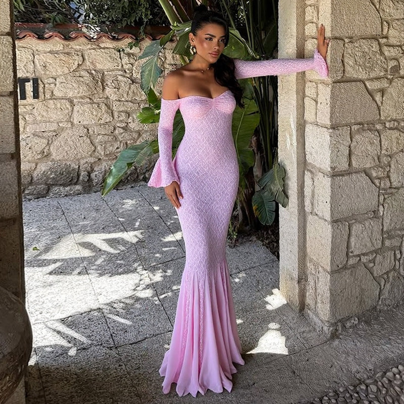 The "Aria" Fishtail Evening Dress