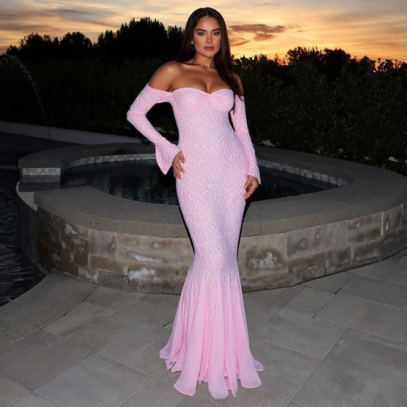 The "Aria" Fishtail Evening Dress