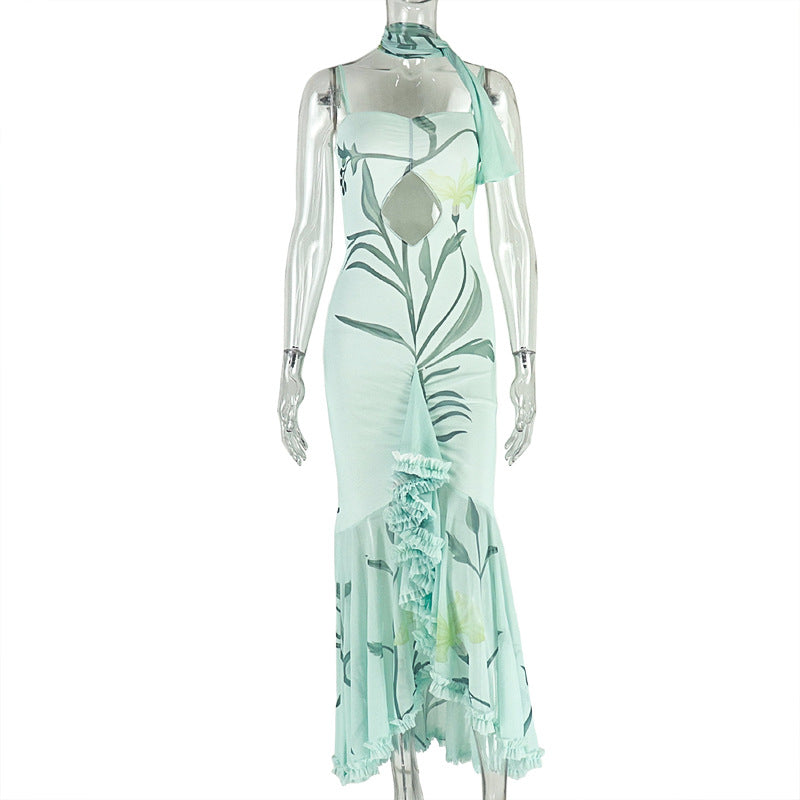 The "Aurelia" Ruffled Cami Dress