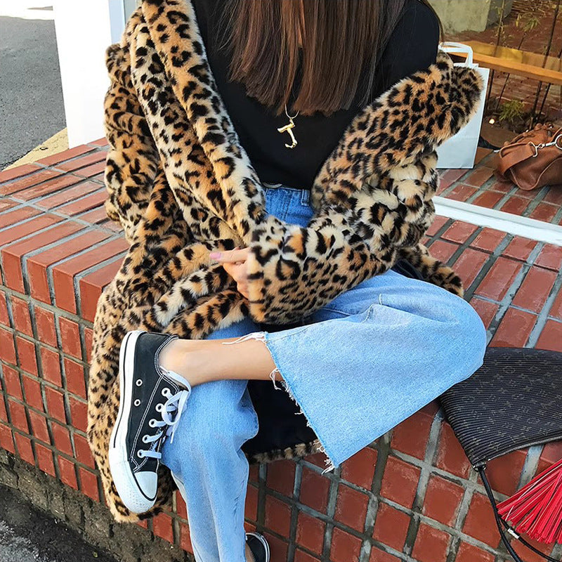 The "Wilderness" Animal Print Coat