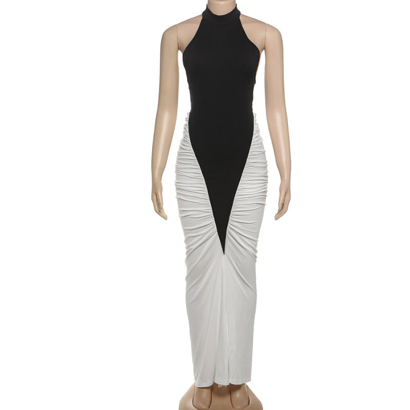 The "Radiance" Halter Maxi Dress