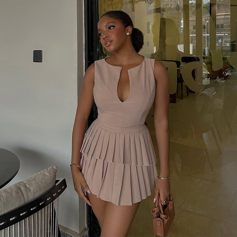 The "Fiona" Tiered Mini Dress