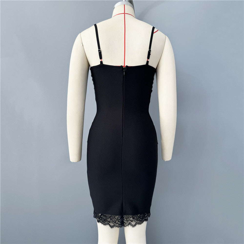 The "Glimmer" Rhinestone Mini Dress