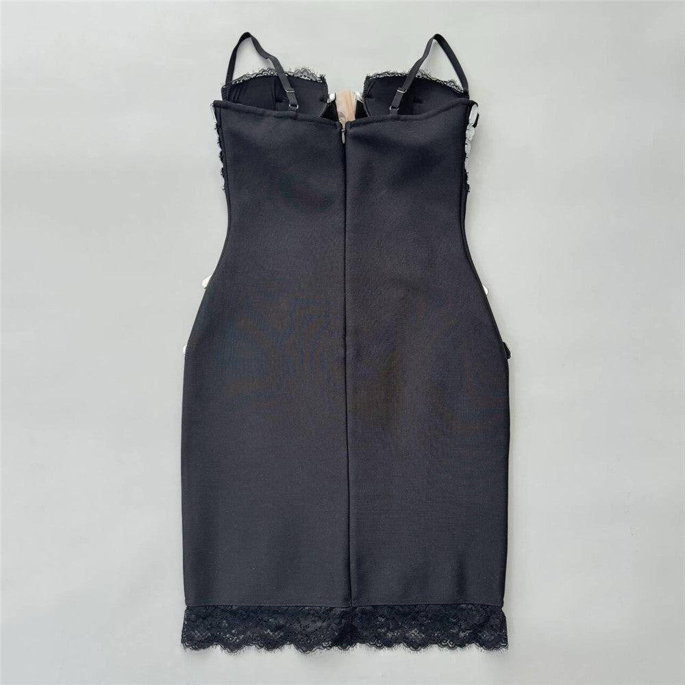 The "Glimmer" Rhinestone Mini Dress
