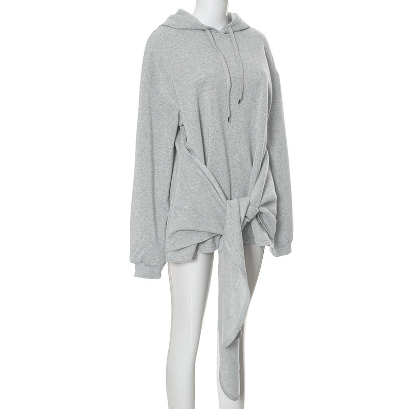 The Asymmetric Hooded Pullover