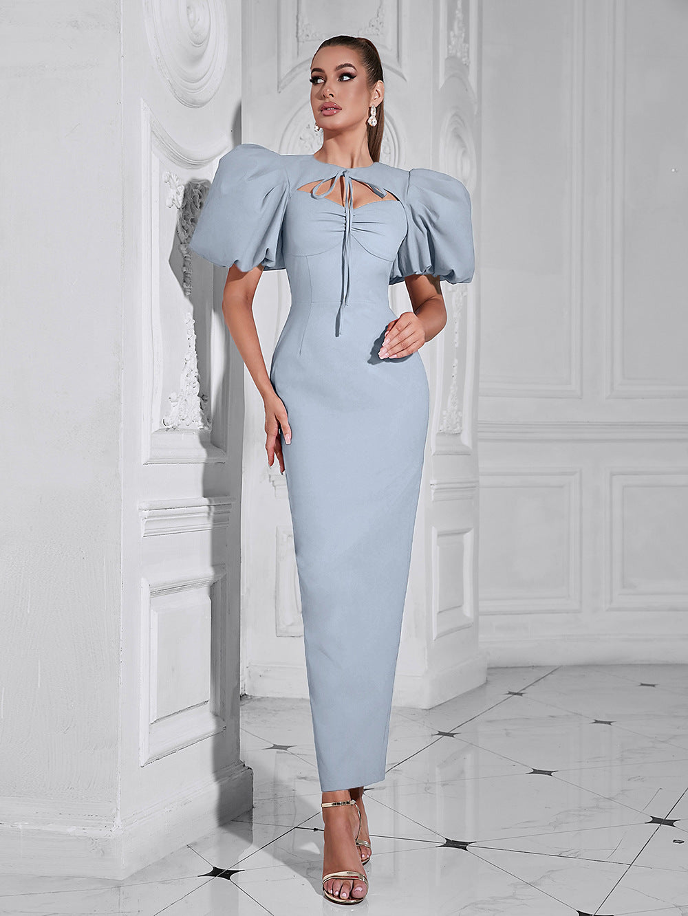 The "Luna" Ruched Bodycon Dress