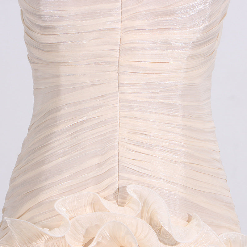 Elegant Floral Bodycon Maxi Dress - Sweetheart Neck Formal Gown