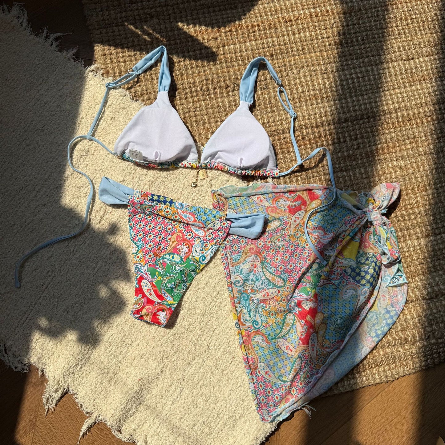 Boho Oasis Three-Piece Bikini