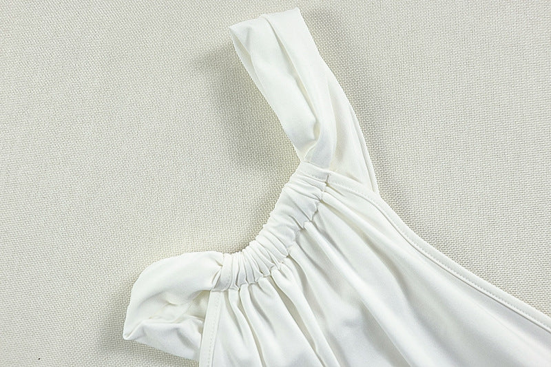 Sexy Elegant Cutout Maxi Dress - Backless Asymmetric Formal Gown