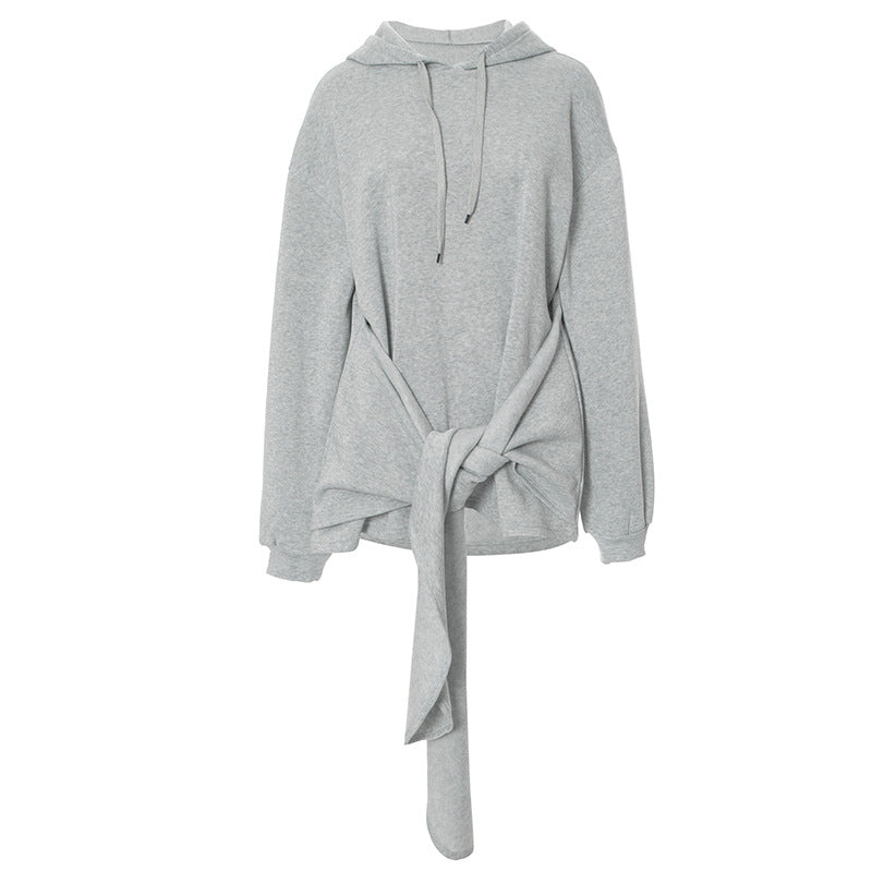 The Asymmetric Hooded Pullover