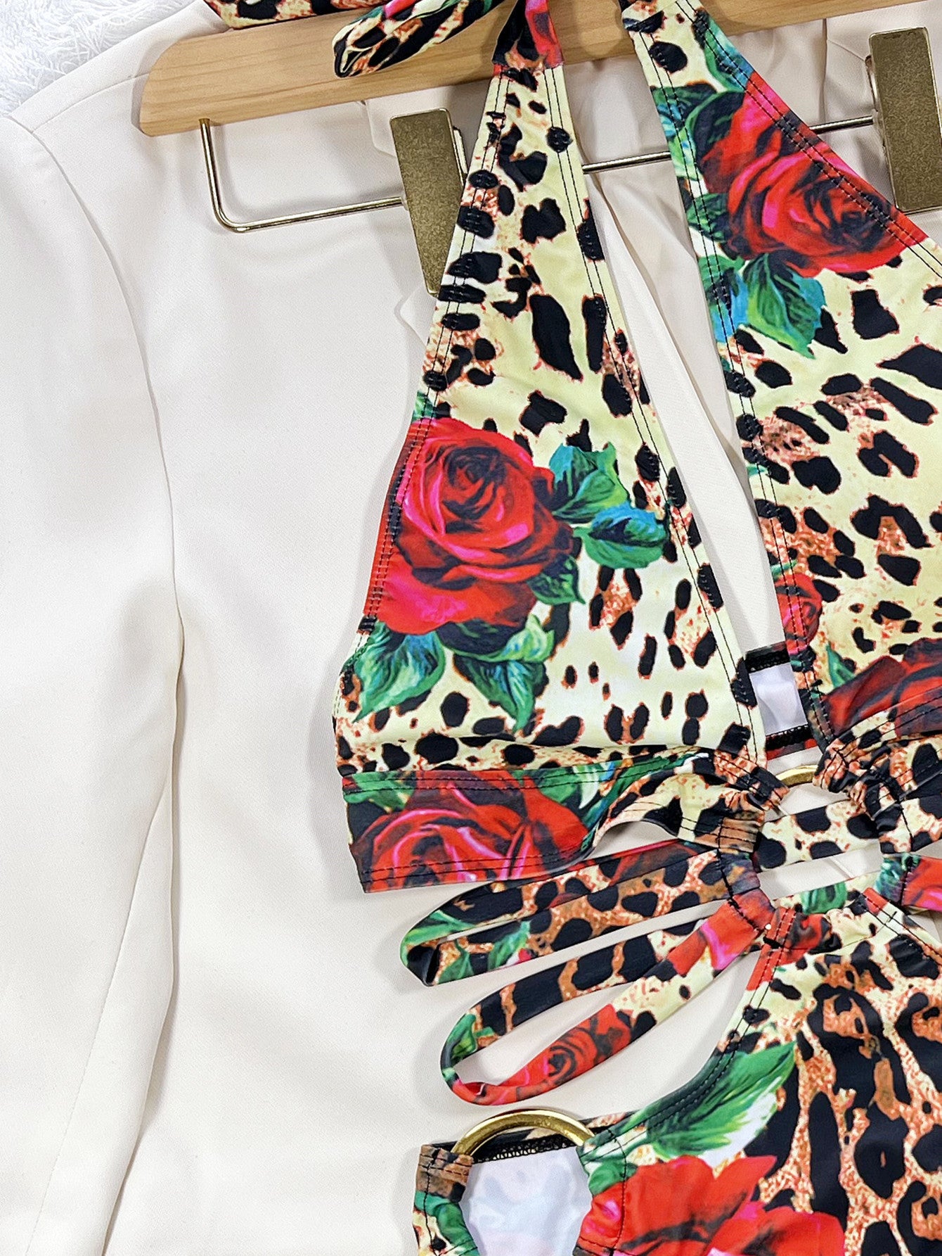 Animal Print One-Piece Swimsuit