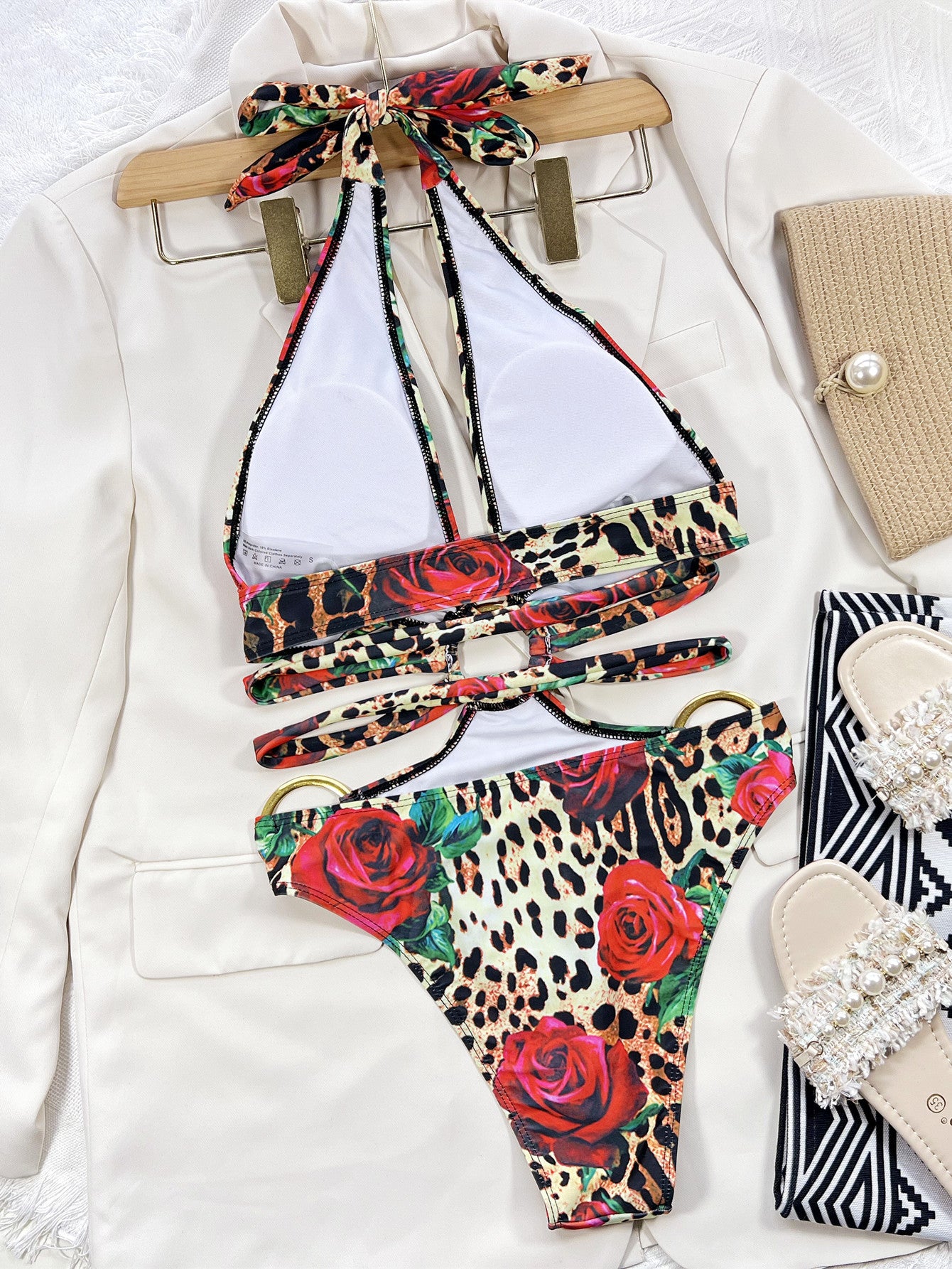 Animal Print One-Piece Swimsuit