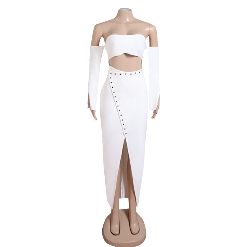 The "Celeste" Beaded Maxi Dress