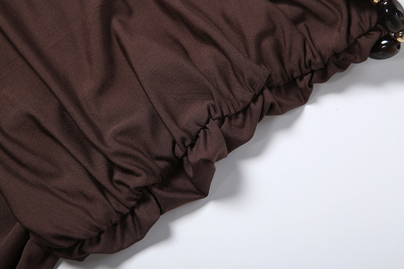 Heatwave Off-Shoulder Maxi Skirt Set