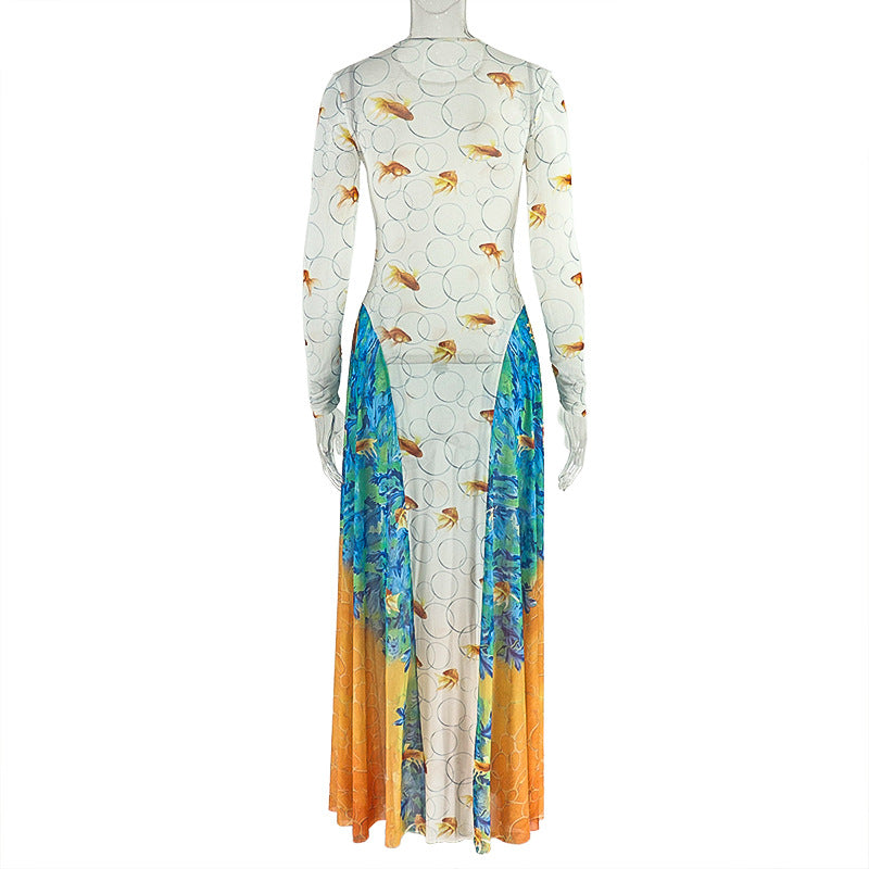 The "Artisan" Ruched Maxi Dress