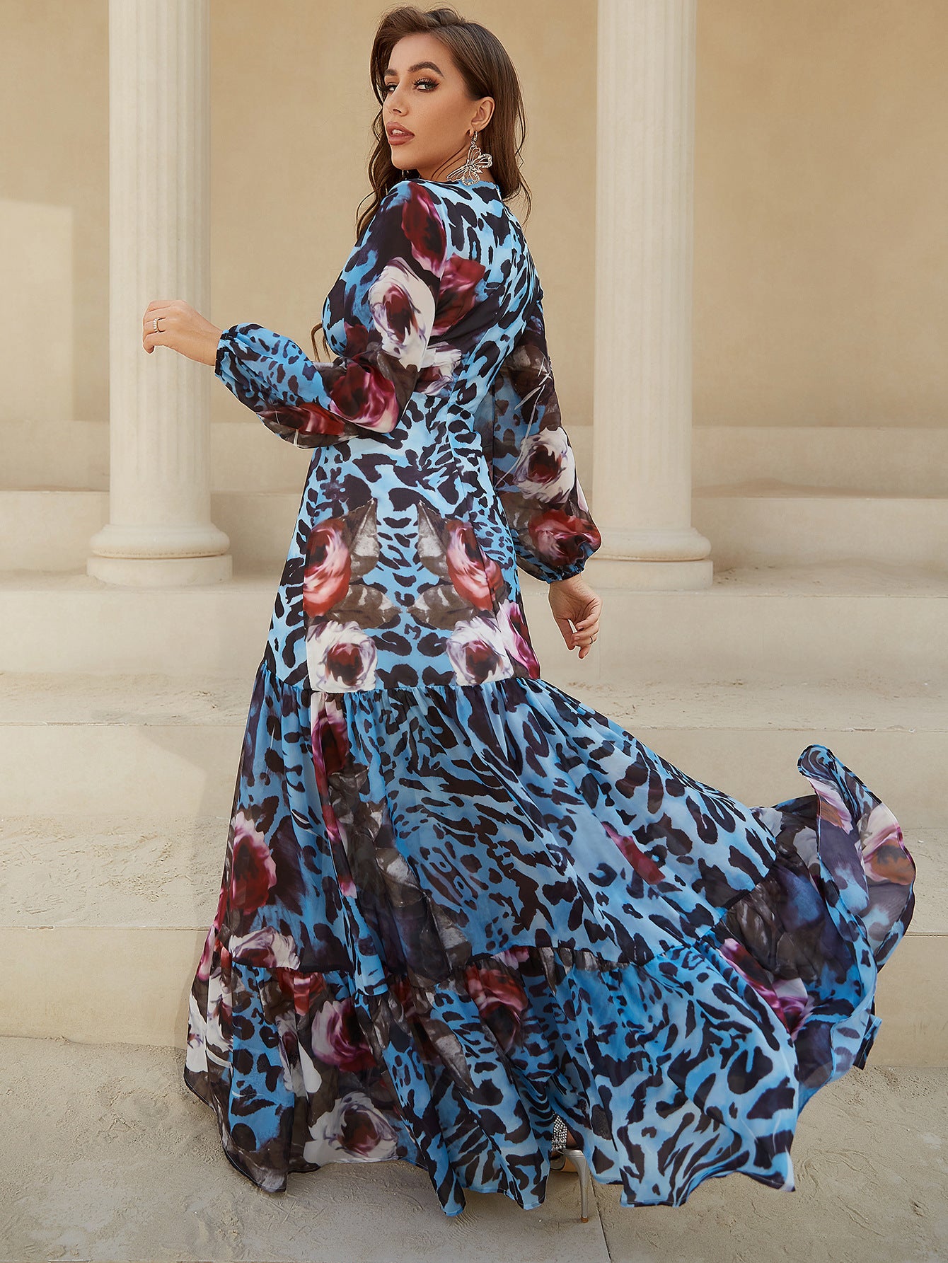 The "Horizon" Leopard Print A-Line Dress