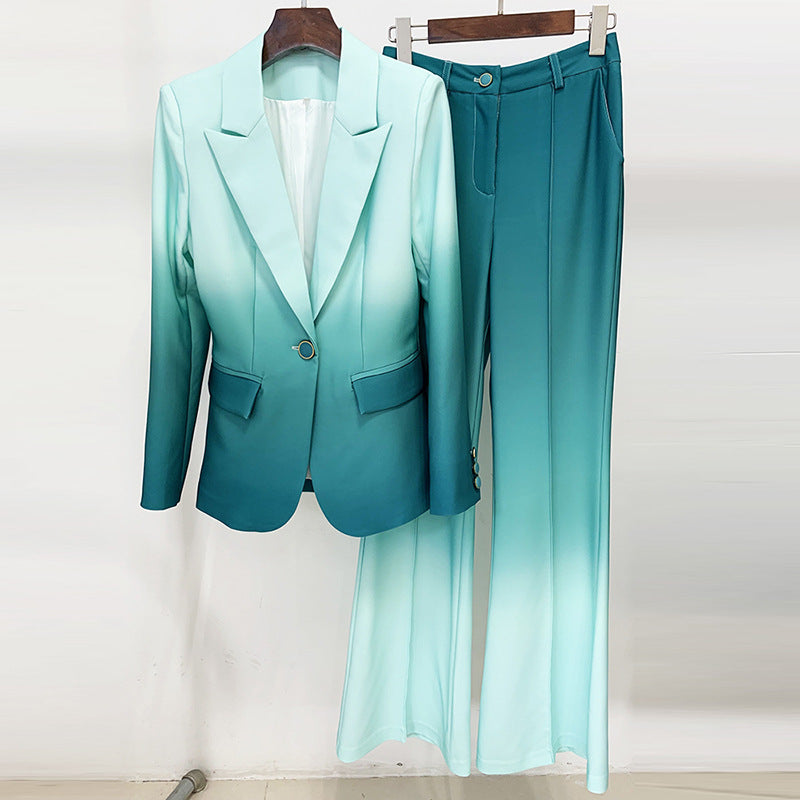 Elegant Ombre Two-Piece Set
