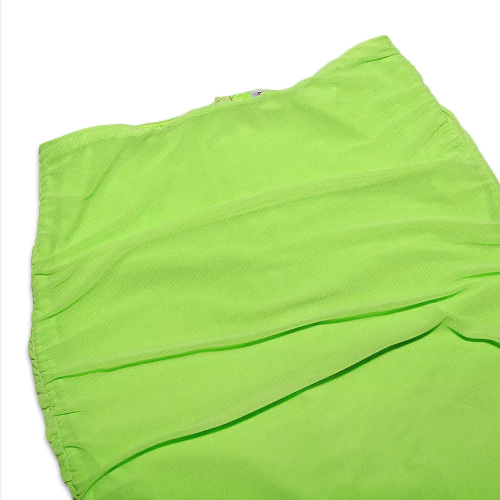 Green Apple Two Piece Skirt Set - London's Closet Boutique