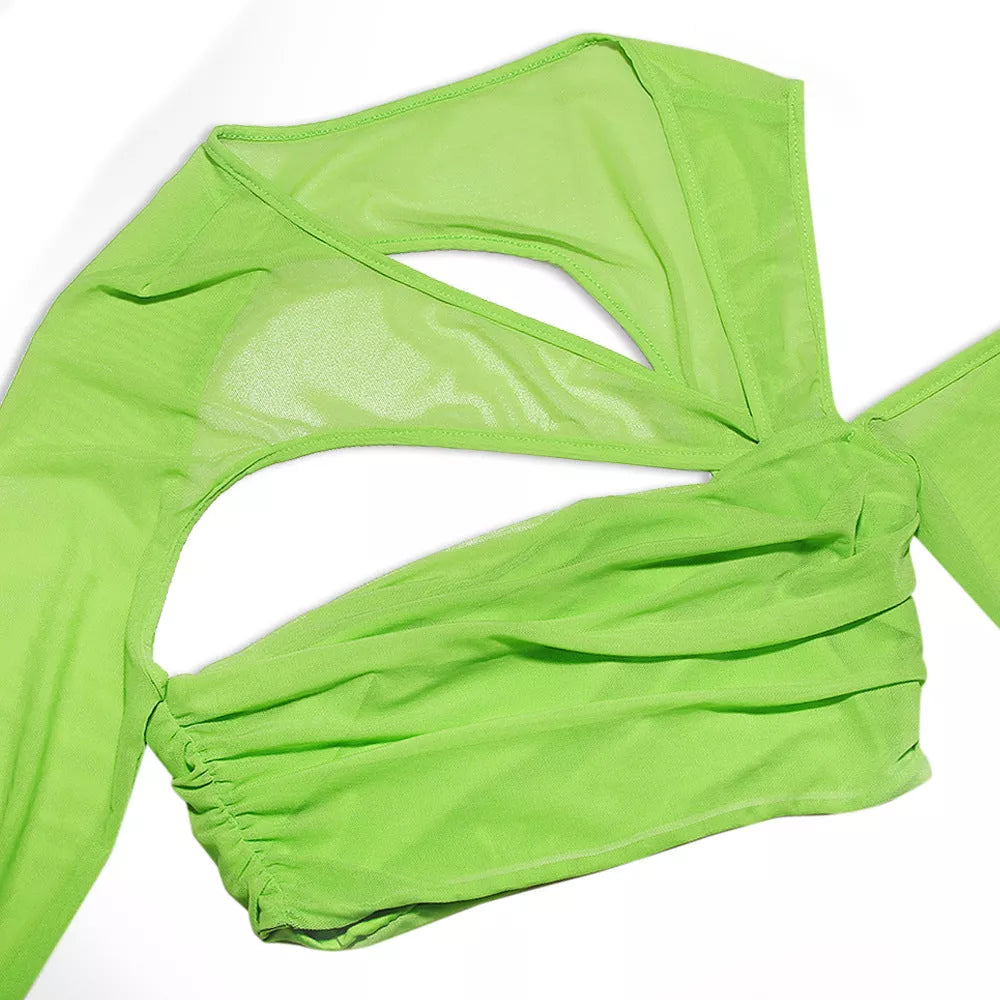 Green Apple Two Piece Skirt Set - London's Closet Boutique