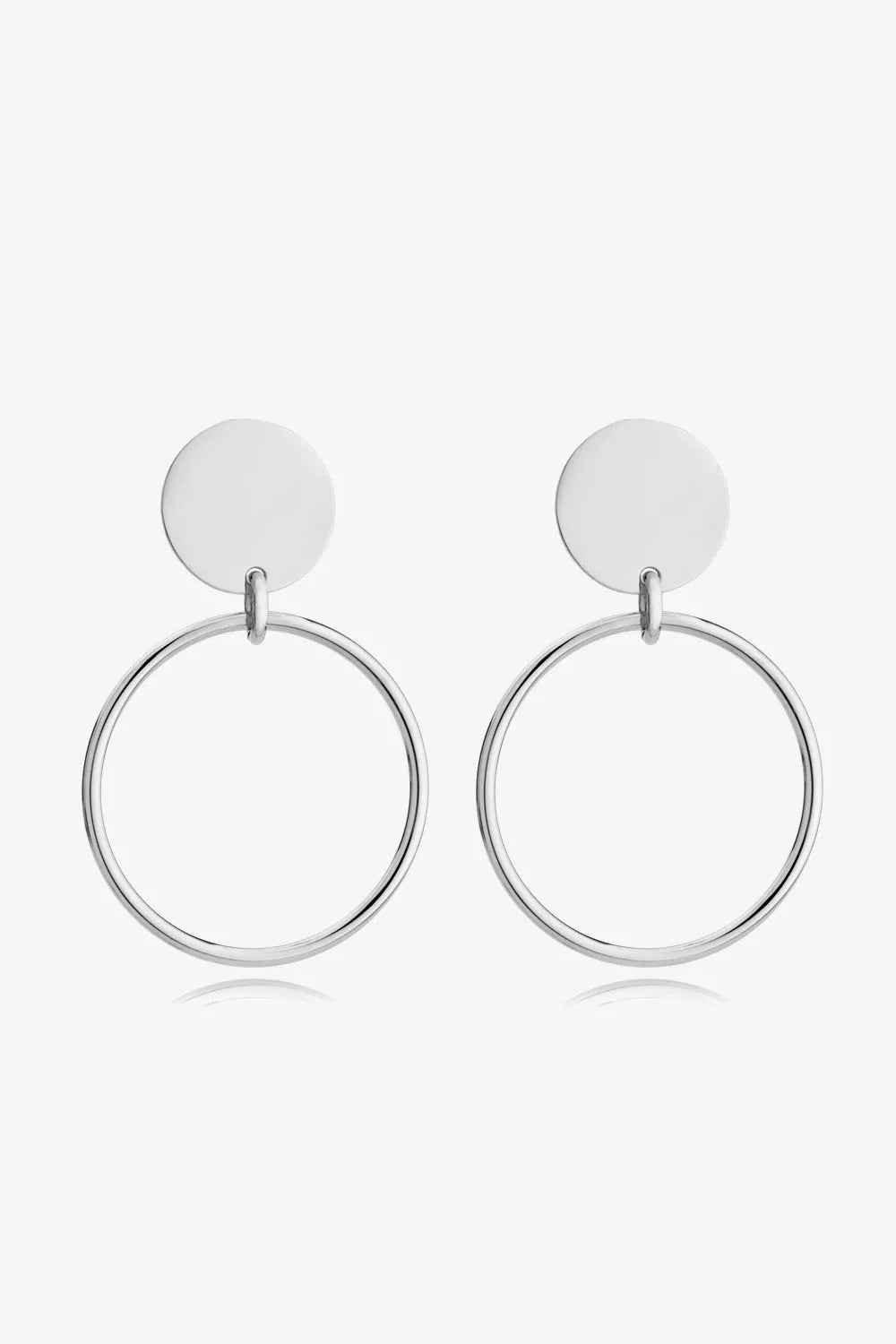 Gold-Plated Stainless Steel Drop Earrings - London's Closet Boutique