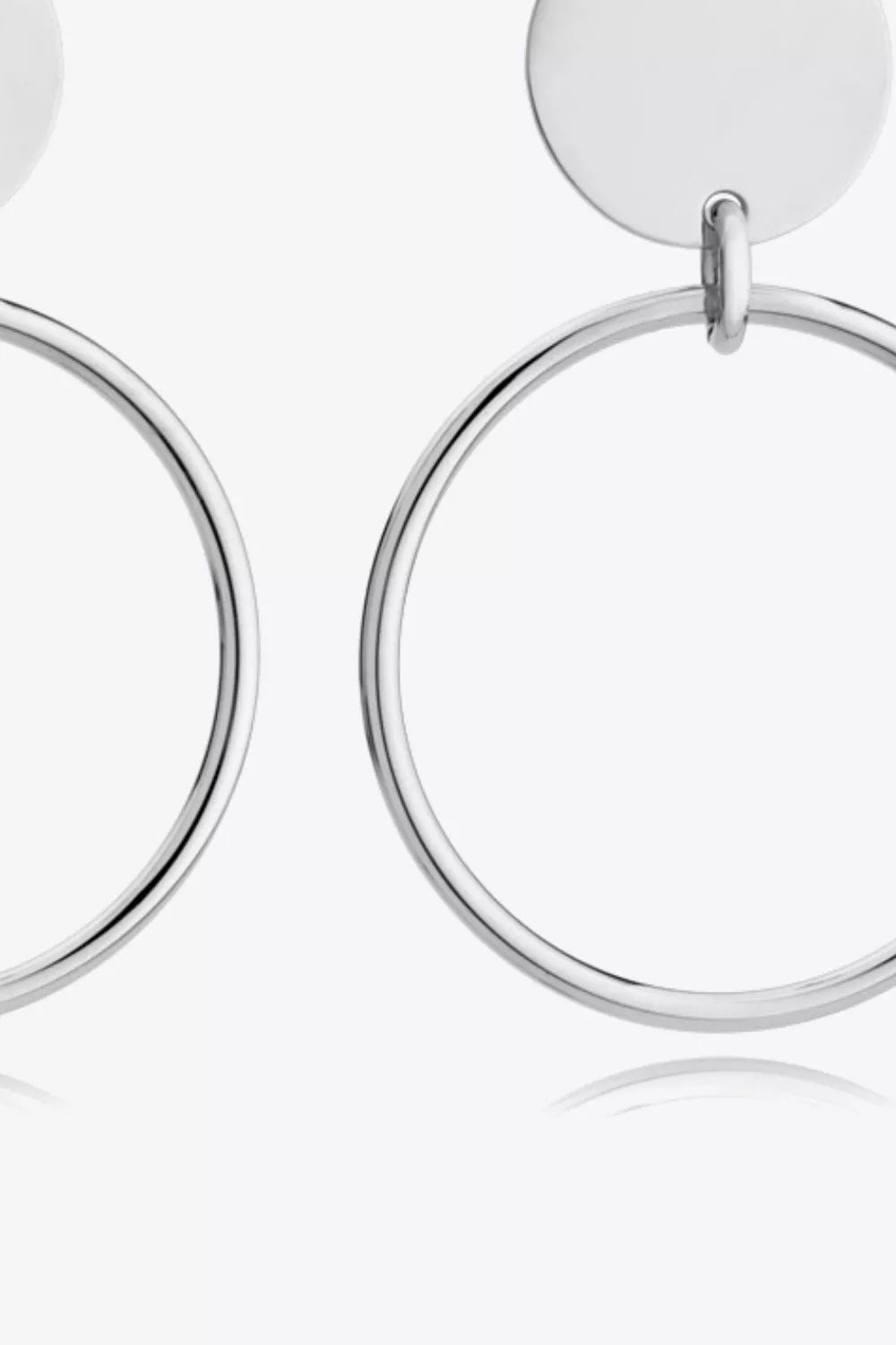 Gold-Plated Stainless Steel Drop Earrings - London's Closet Boutique