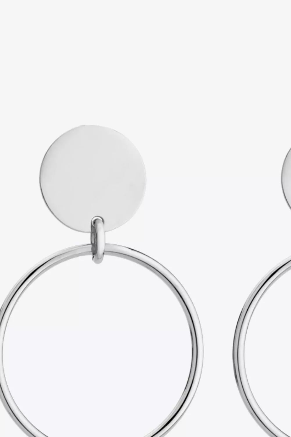 Gold-Plated Stainless Steel Drop Earrings - London's Closet Boutique