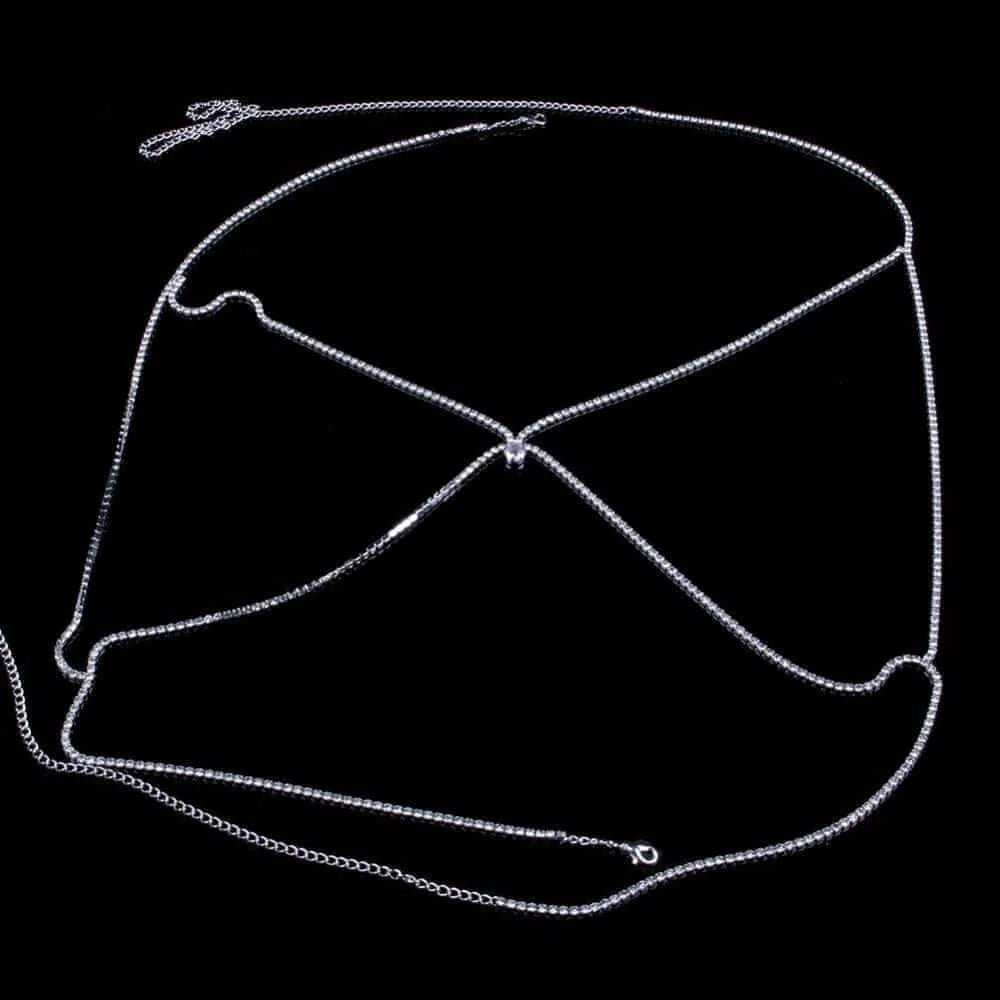 Ornament Body Chain Chest Necklace - London's Closet Boutique