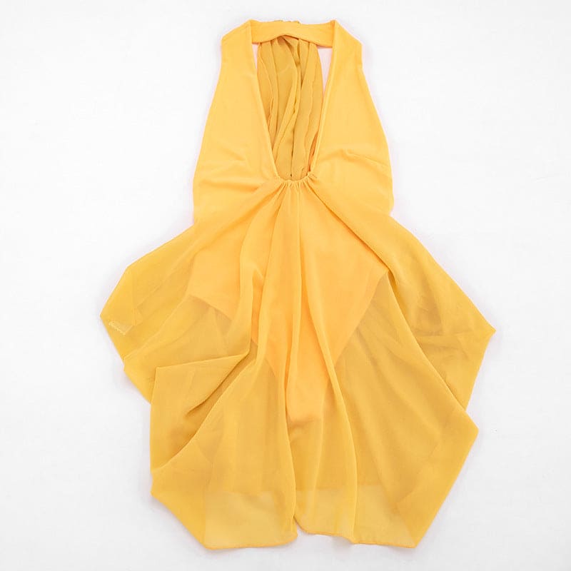 Women's Halter Cutout Mini Dress – Sleeveless Bodycon Party Dress