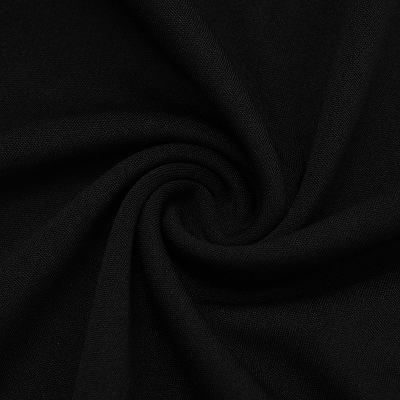 Women’s Patchwork Polo Collar Mini Dress – Color Block Slim Fit Daily Wear