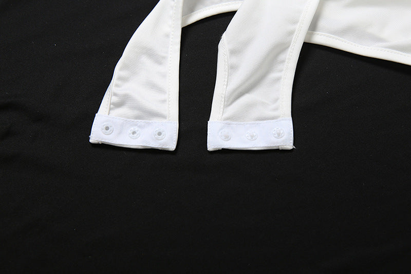 Women’s White Slim Fit Sleeveless Maxi Dress – Turtleneck A-Line Party Two-Piece Set