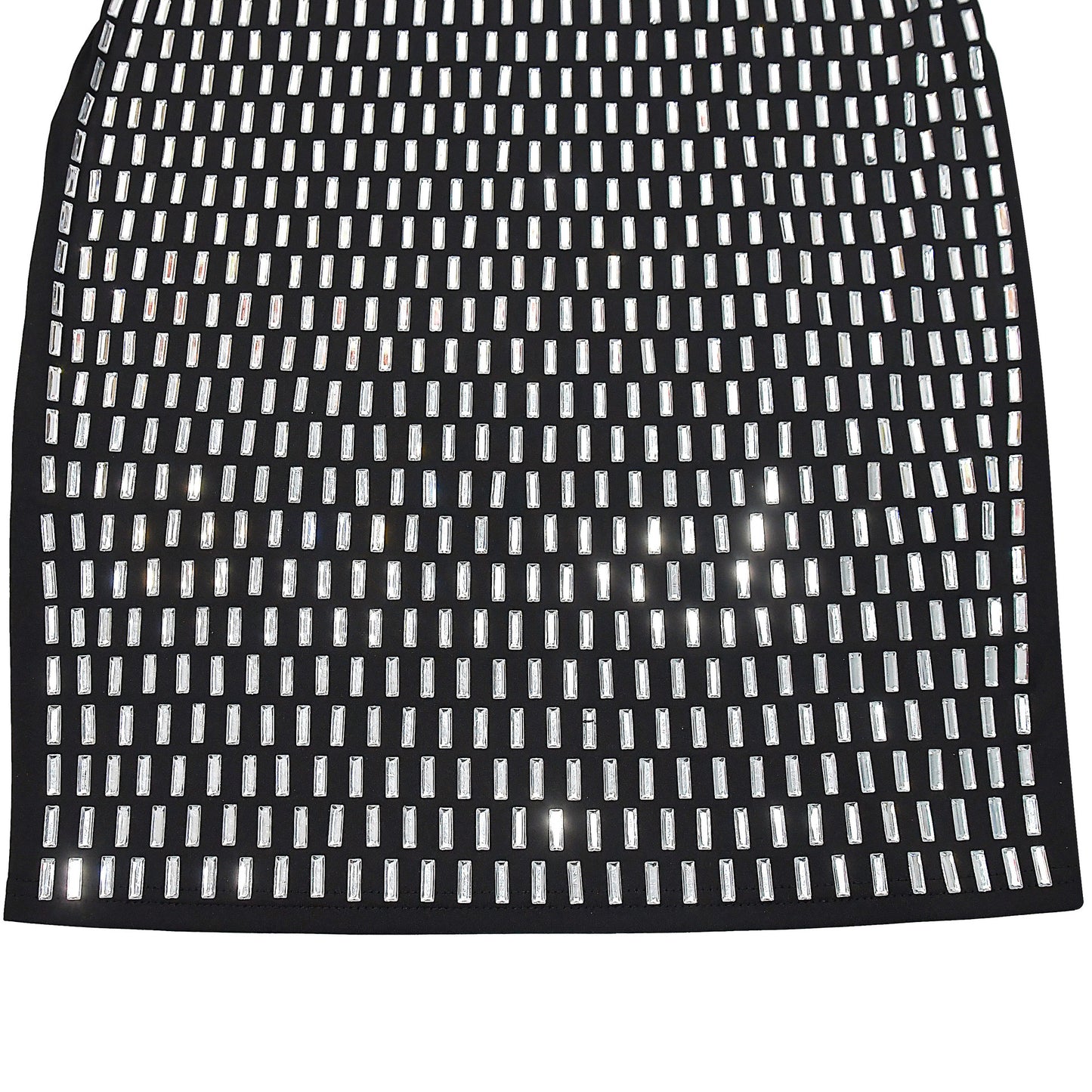 Women's Rhinestone Strap Cutout Bodycon Mini Dress
