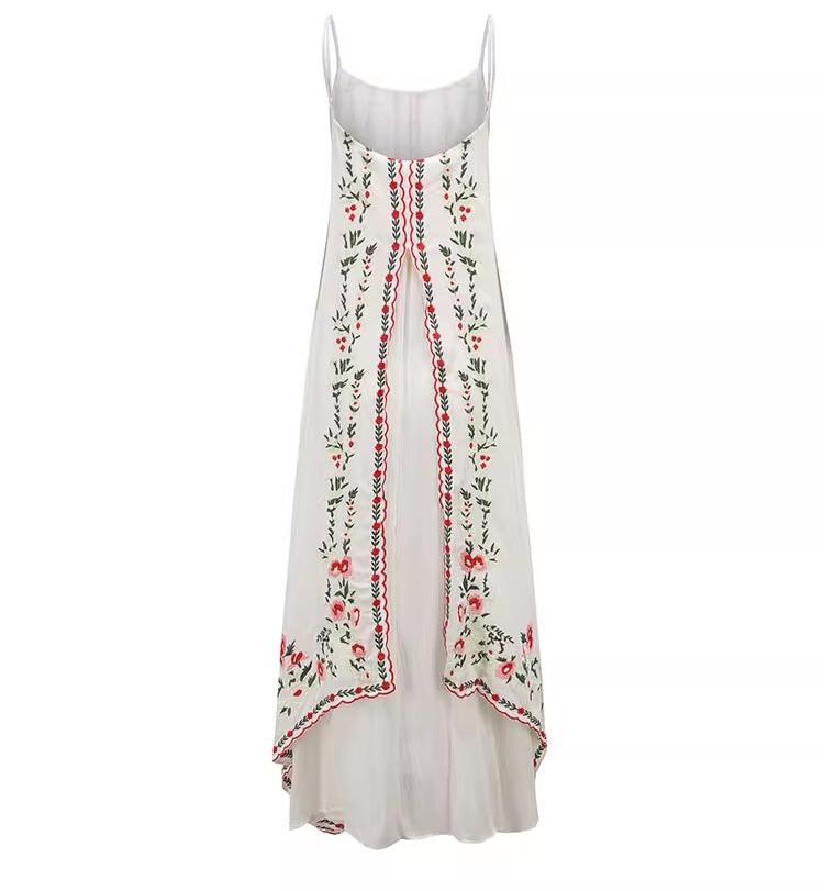Enchanted Blooms Embroidered Maxi Dress