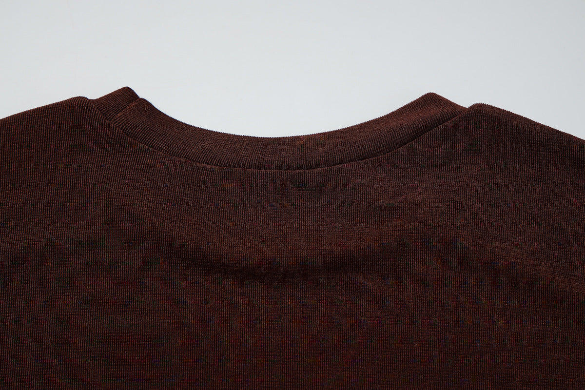 Autumn Whisper Cutout Sheath Dress