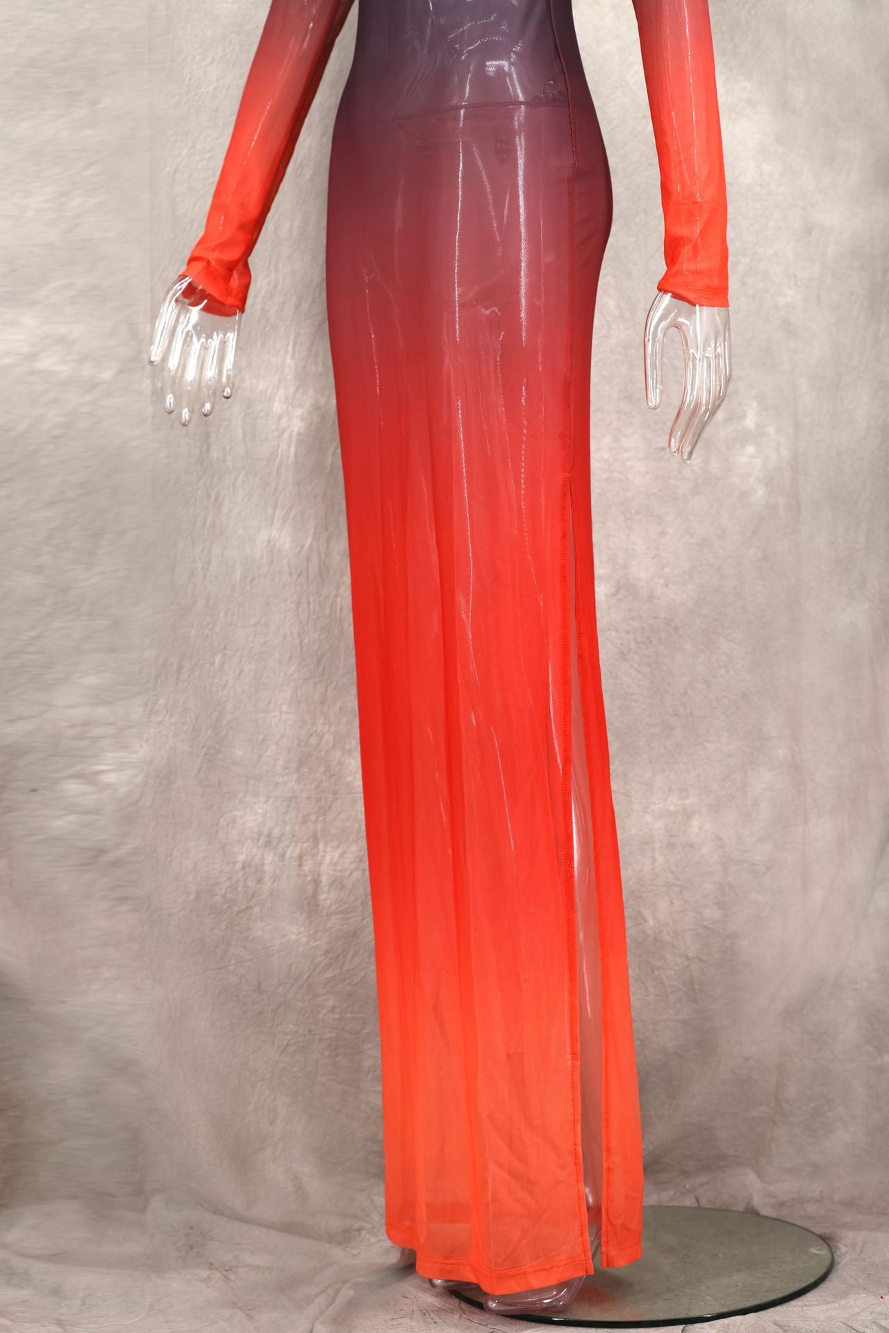 Twilight Ombre Illusion Maxi Dress