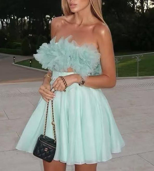 The "Bloom" Strapless Crop Set