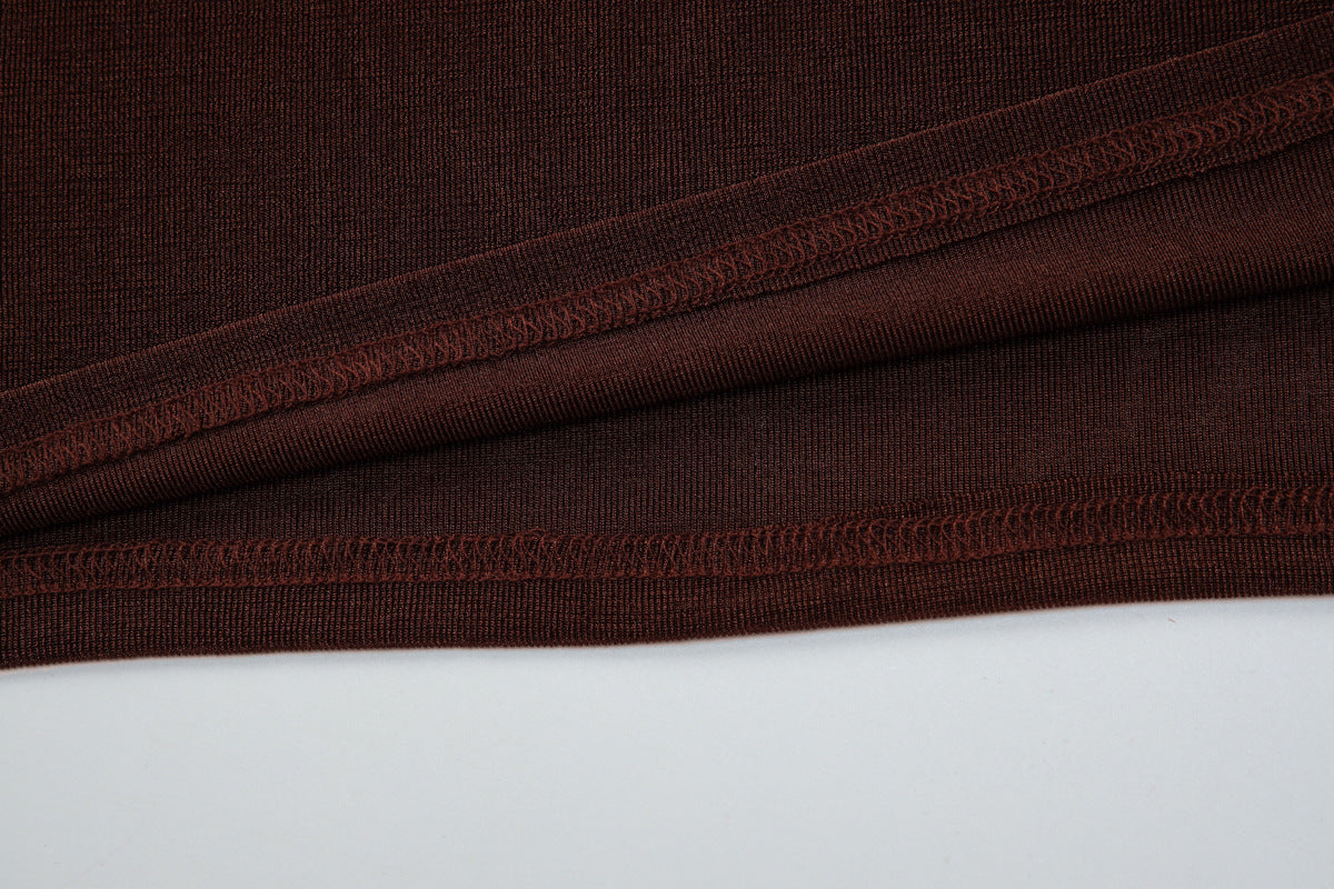 Autumn Whisper Cutout Sheath Dress