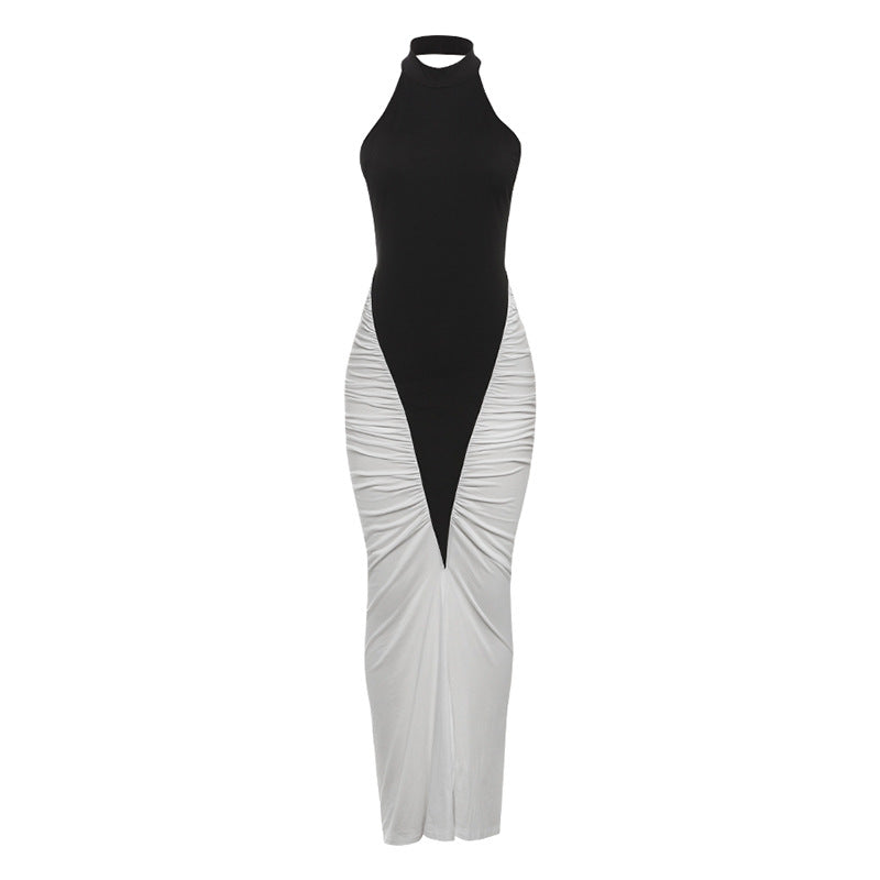 The "Radiance" Halter Maxi Dress