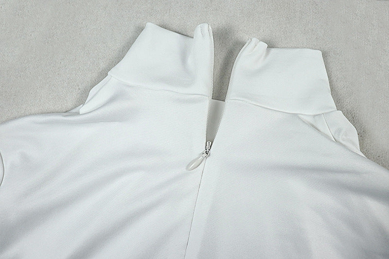 🖤 Aria Cutout Zip-Front Slim Jumpsuit